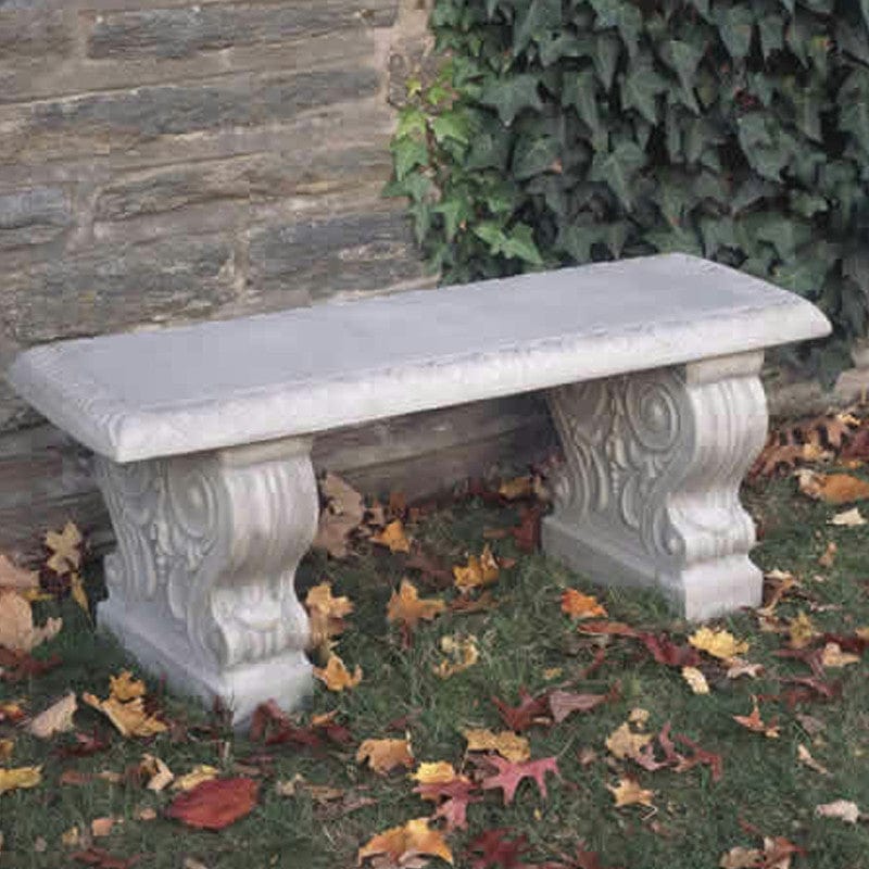 Traditional Straight Garden Bench - Outdoor Art Pros