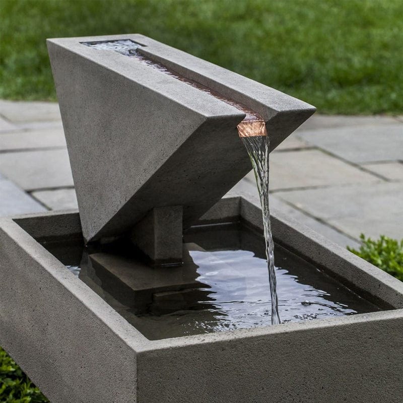 Triad Modern Water Fountain -Outdoor Art Pros