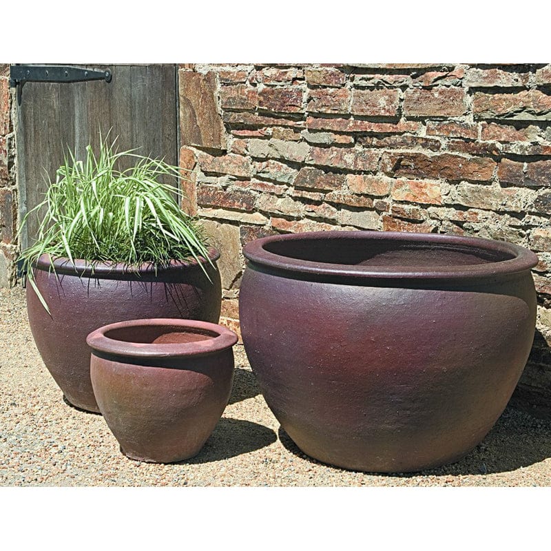Tron Cao Pot Nested Set of 3 | Asian Earthenware - Terra Cotta Collection