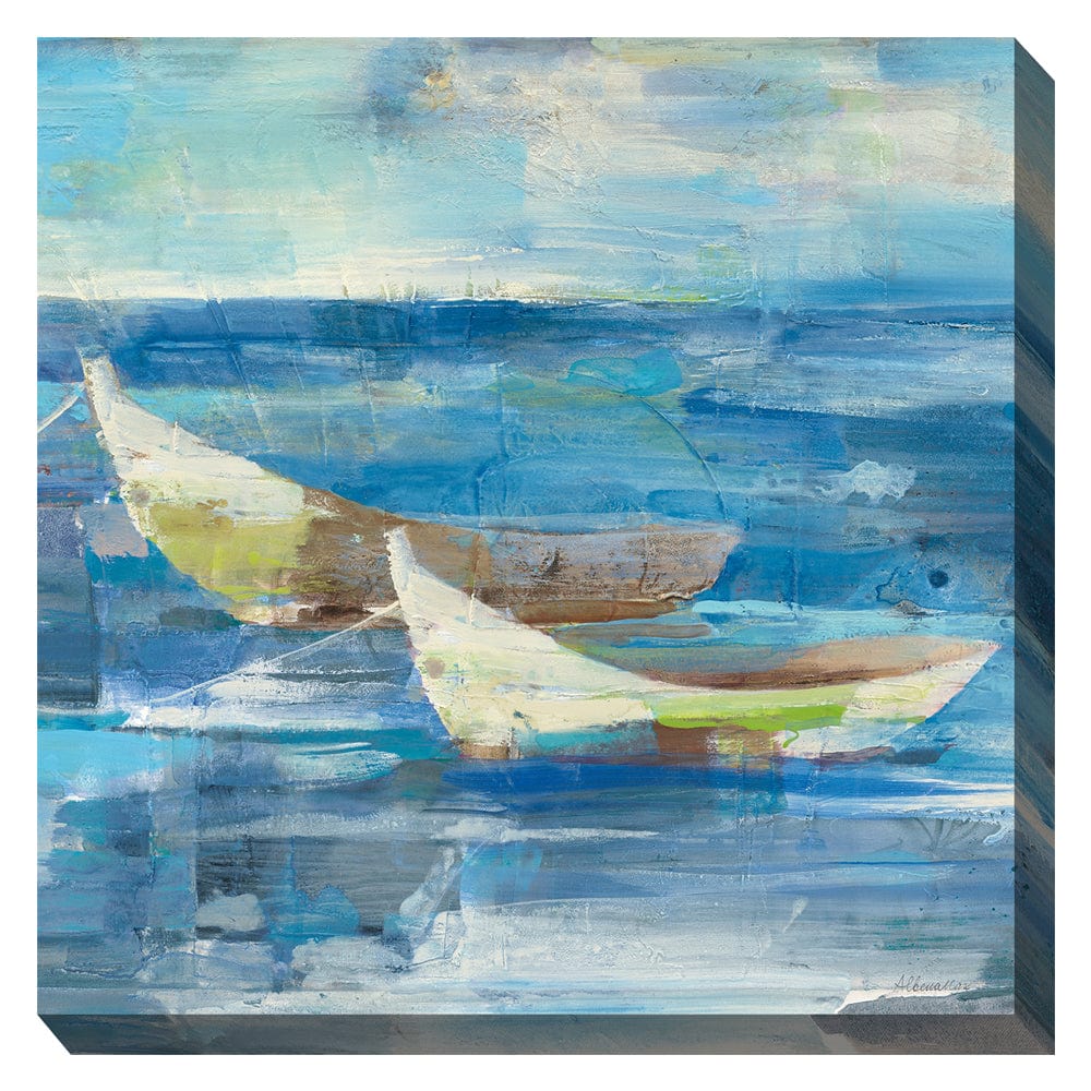 Twin Mooring Outdoor Canvas Art - Outdoor Art Pros
