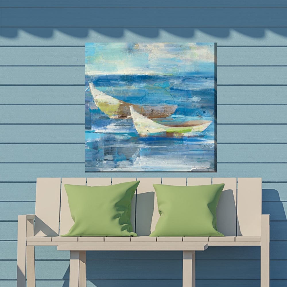 Twin Mooring Outdoor Canvas Art - Outdoor Art Pros