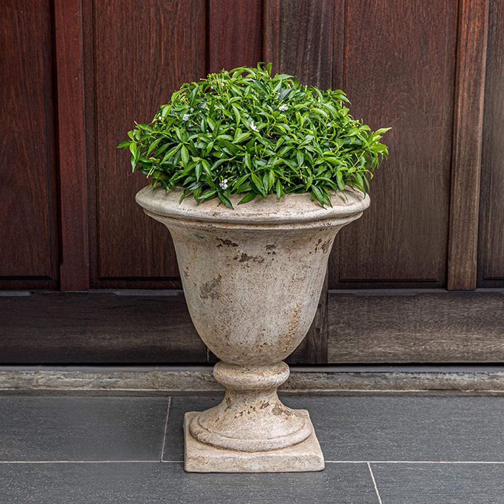 Bolzano Urn Planter in Antico Terra Cotta - Outdoor Art Pros