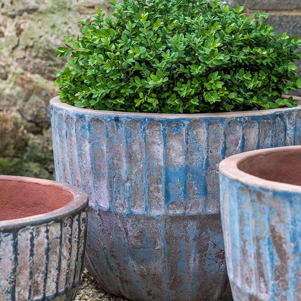 Velia Vicolo Planter Set of 3 in Vicolo Mare - Outdoor Art Pros