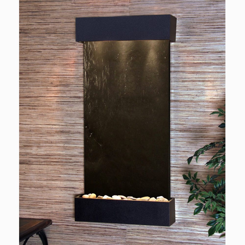 WhisperingCreek-BlackFeatherStone-TexturedBlack-White - Outdoor Art Pros