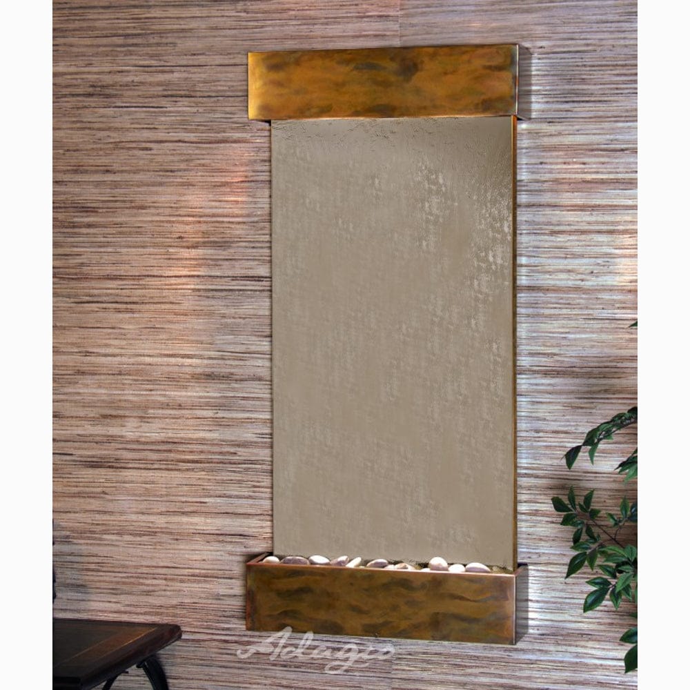 WhisperingCreek-BronzeMirror-RusticCopper-White - Outdoor Art Pros