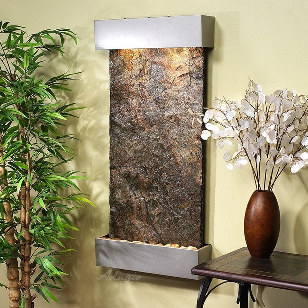 WhisperingCreek-GreenSlate-SilverMetallic-White - Outdoor Art Pros