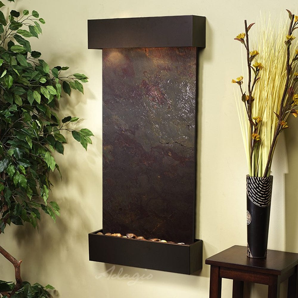 WhisperingCreek-Multi-ColorFeatherStone-AntiqueBronze-White - Outdoor Art Pros