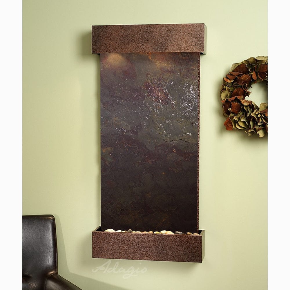 WhisperingCreek-Multi-ColorFeatherStone-CopperVein-White - Outdoor Art Pros