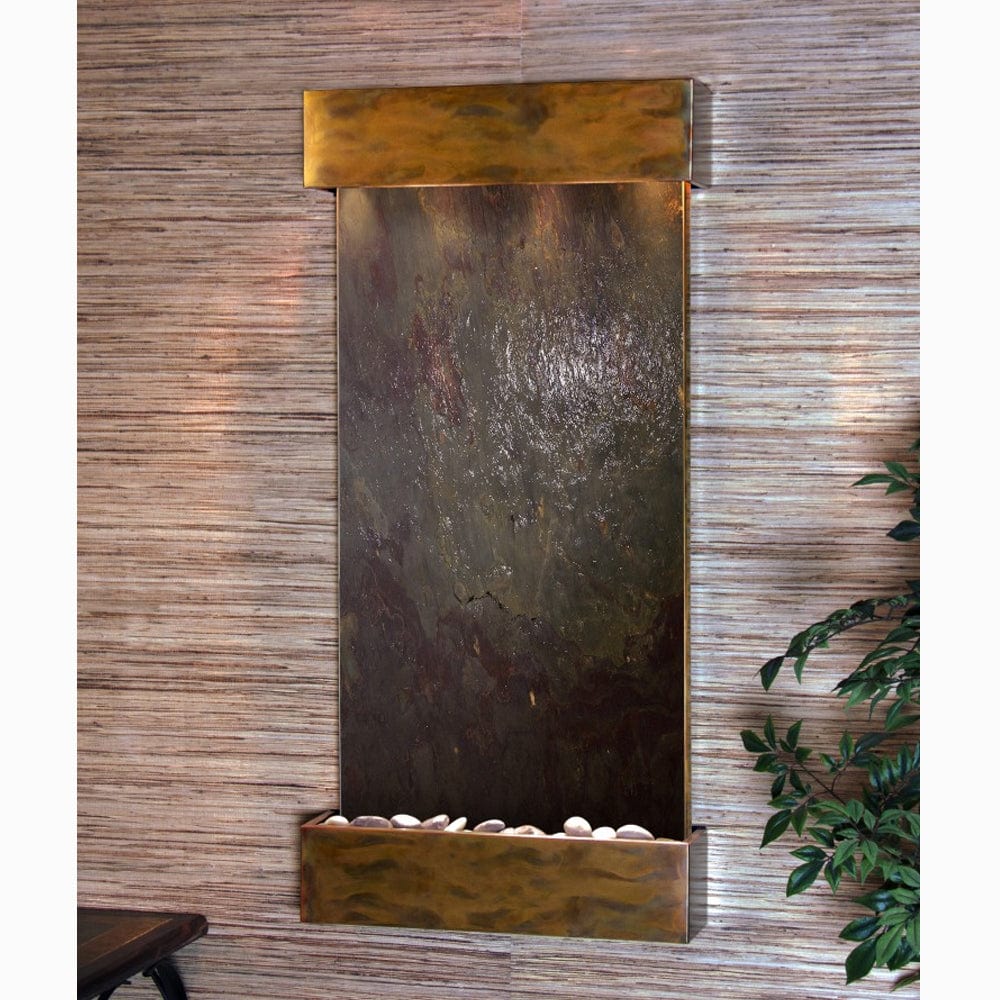 WhisperingCreek-Multi-ColorFeatherStone-RusticCopper-White - Outdoor Art Pros