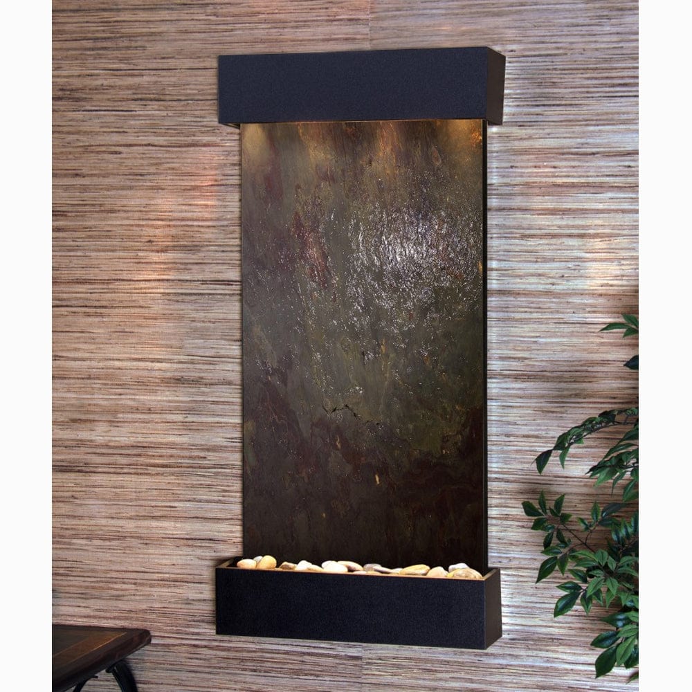 WhisperingCreek-Multi-ColorFeatherStone-TexturedBlack-White - Outdoor Art Pros