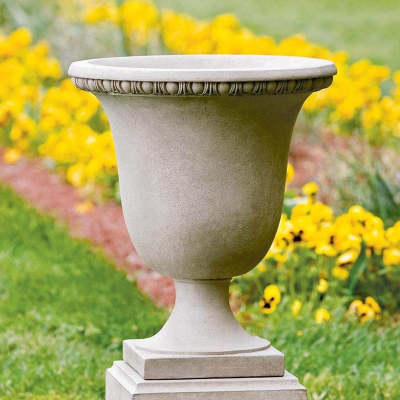 Williamsburg Egg & Dart Urn Garden Planter - Outdoor Art Pros