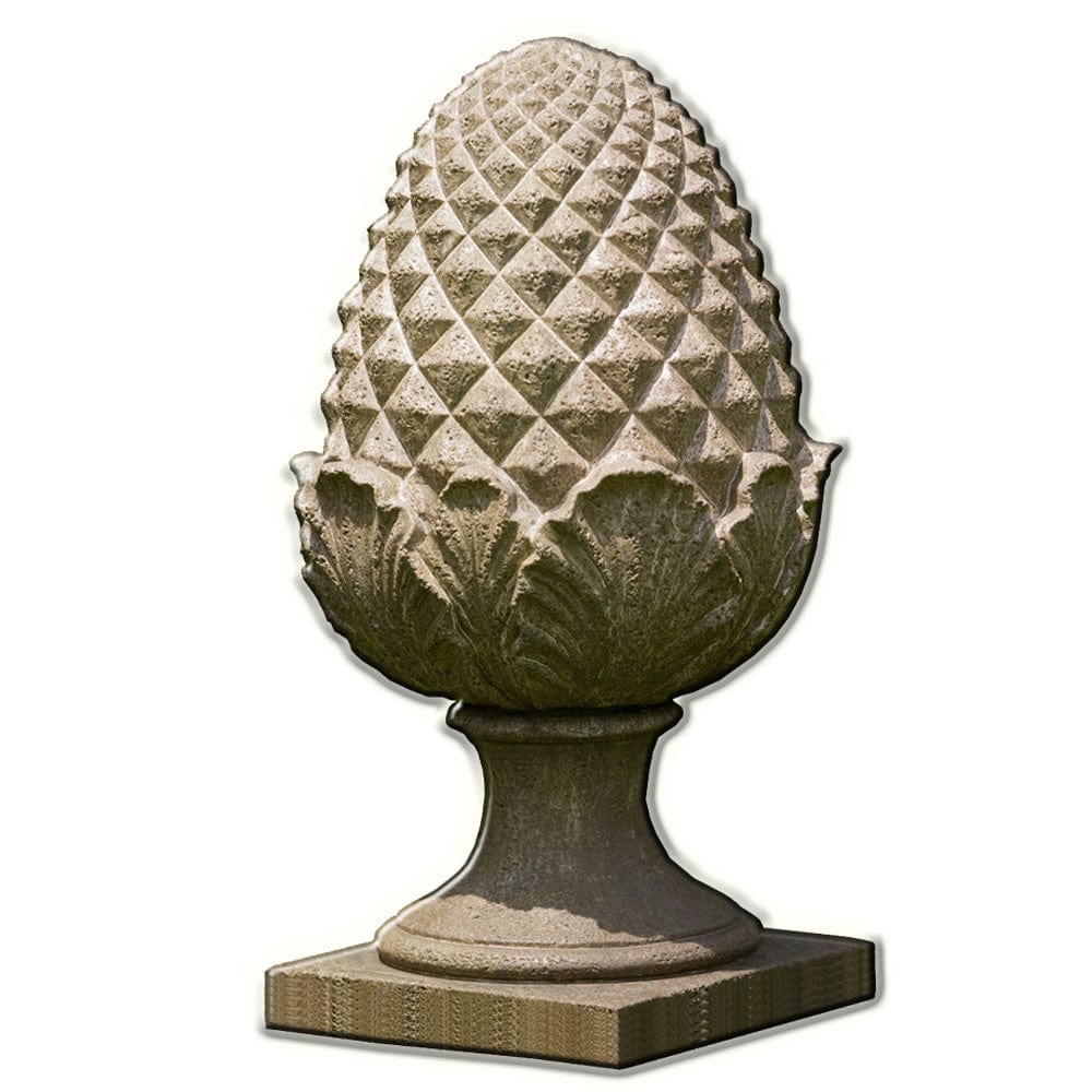 Williamsburg Grand Pinecone Cast Stone Garden Statue - Outdoor Art Pros