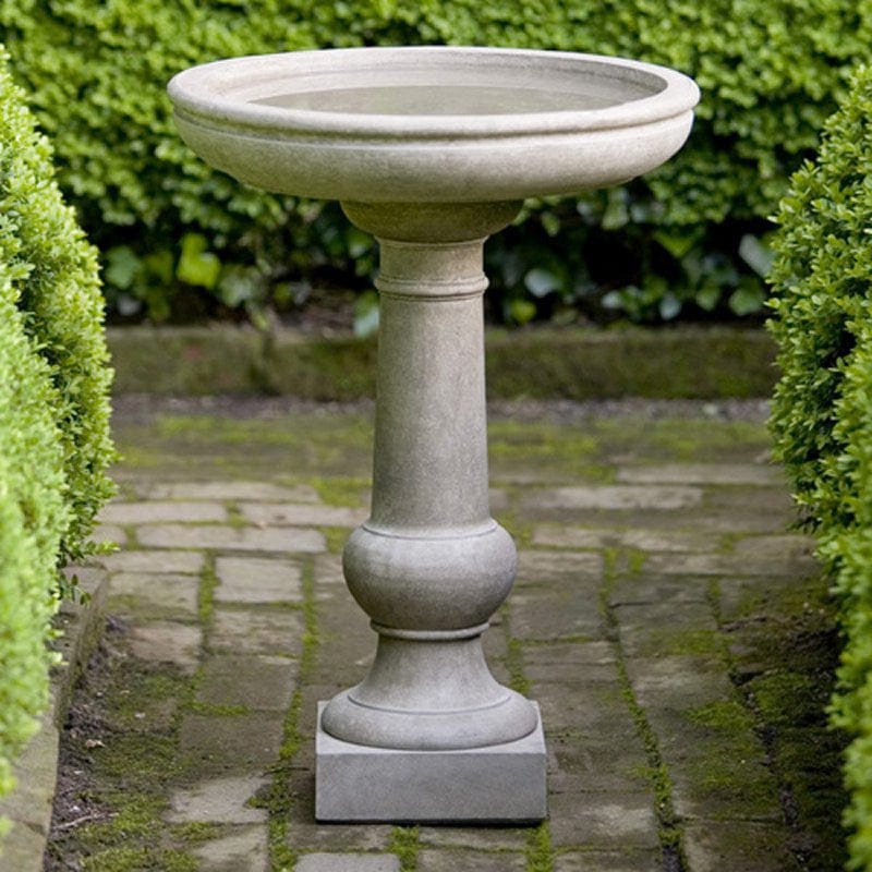 Williamsburg Tea Table Birdbath - Outdoor Art Pros