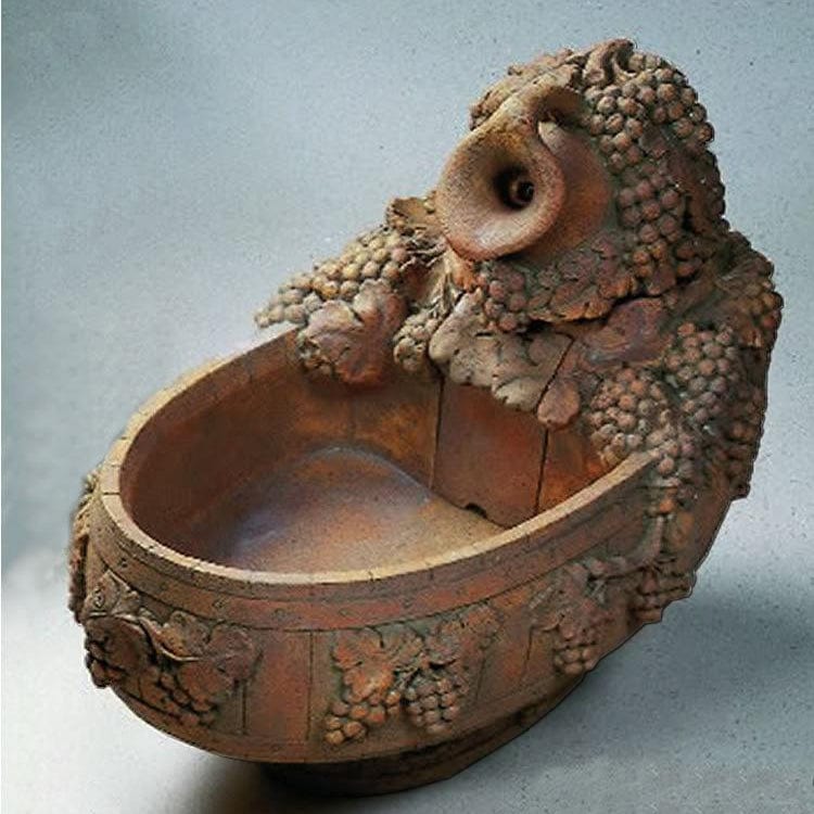 Wine Jug Outdoor Water Fountain - Outdoor Art Pros