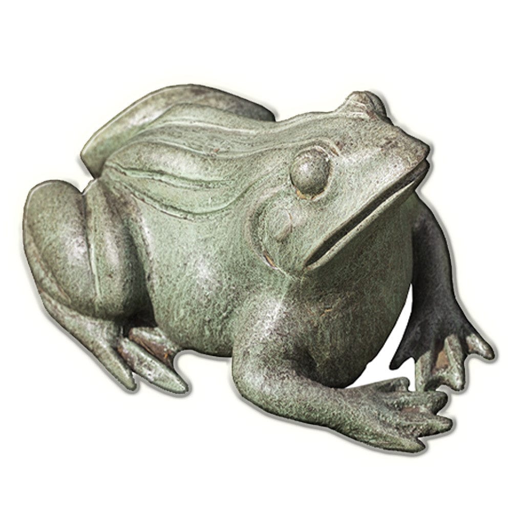 Woodland Frog Cast Stone Garden Statue - Outdoor Art Pros