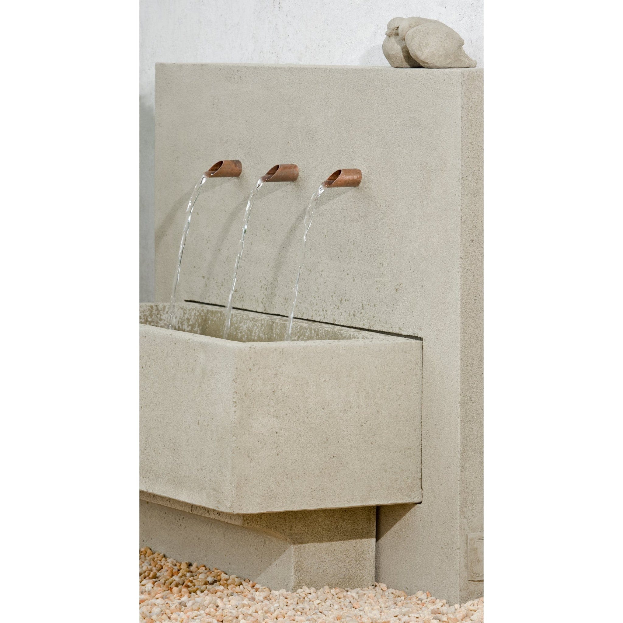 X3 Outdoor Wall Water Fountain - Outdoor Art Pros