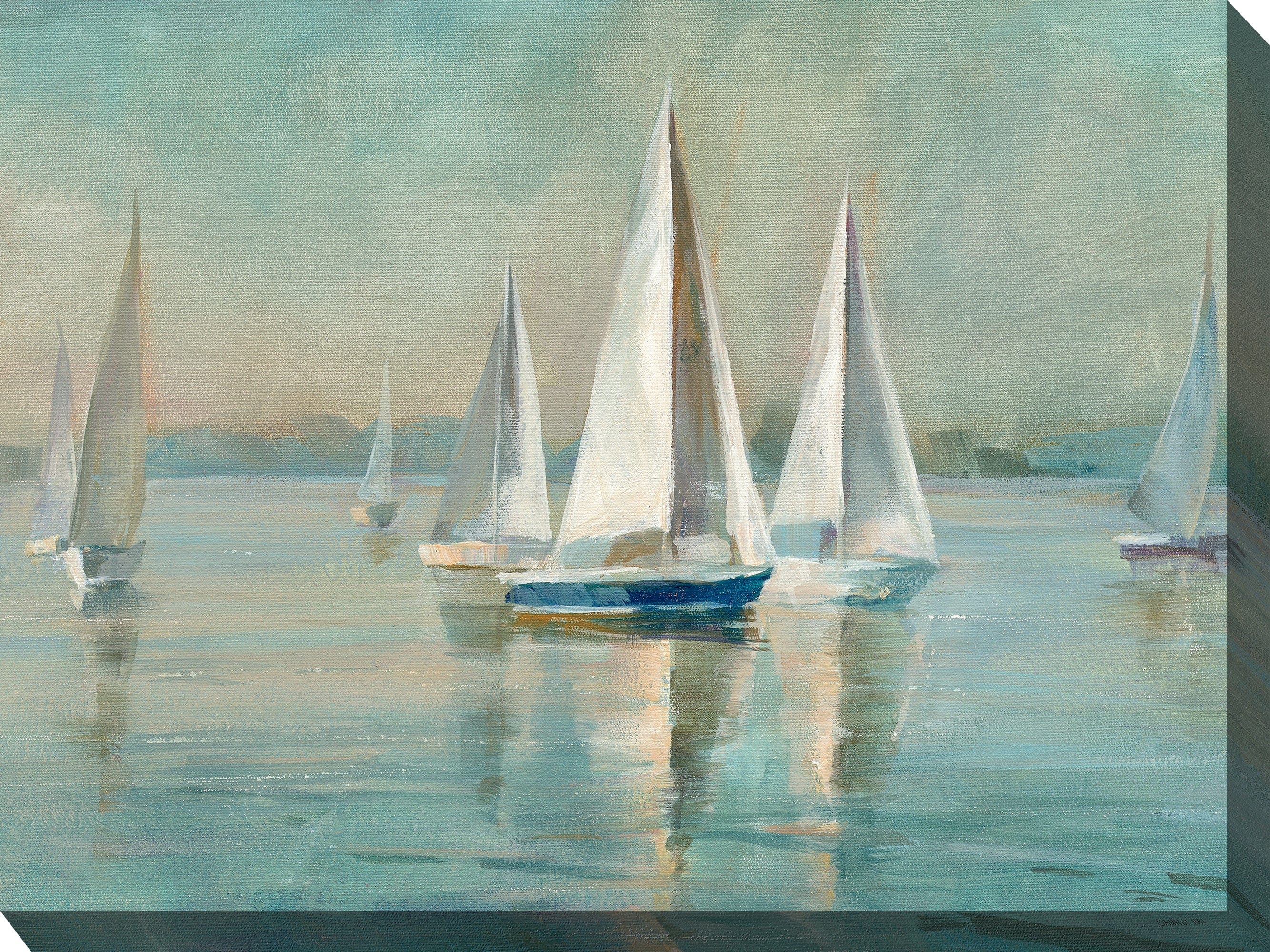 Smooth Sailing Outdoor Canvass Art - Outdoor Art Pros