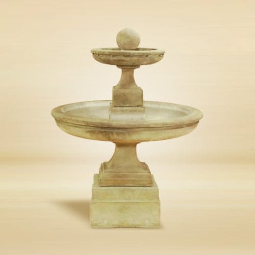 Hampton Short Two Tier Fountain - Outdoor Art Pros