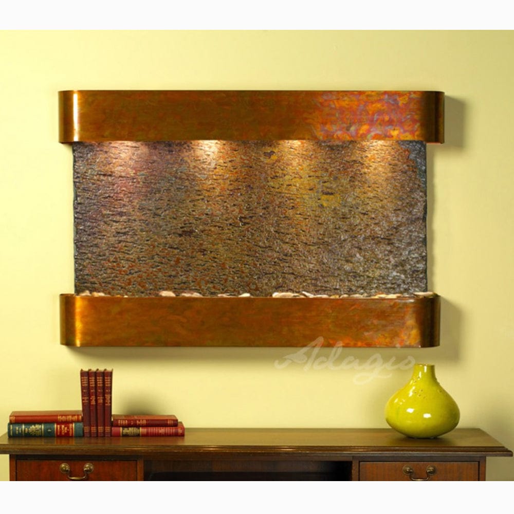SunriseSprings-Multi-ColorSlate-RusticCopper-Squared-White - Outdoor Art Pros