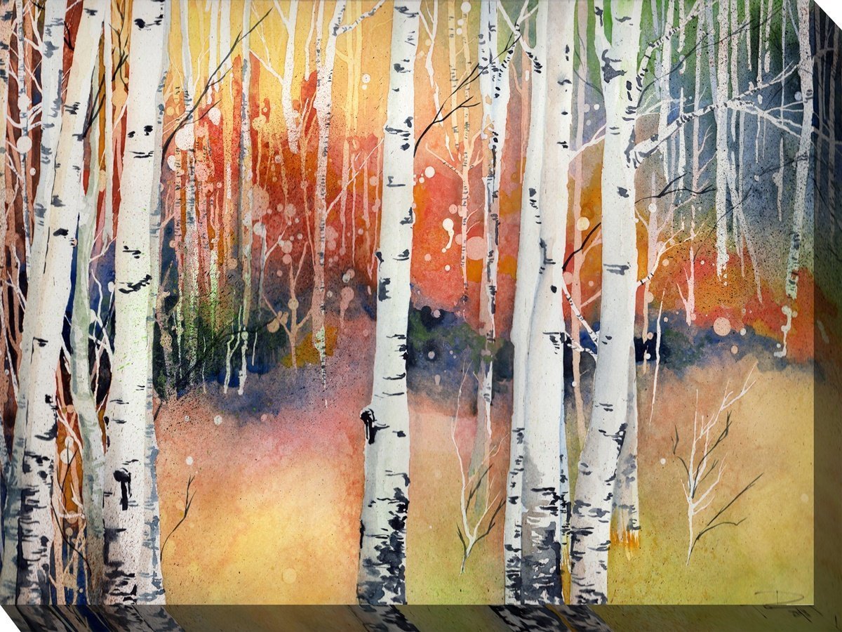 modern outdoor canvas art