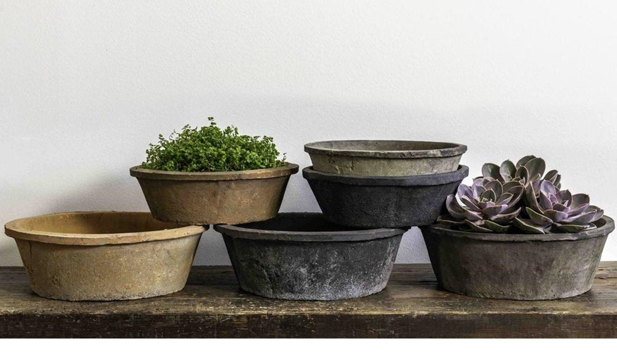 space-saving decorative planters