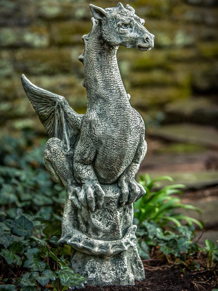Abraxas Cast Stone Garden Statue | Dragon Statue