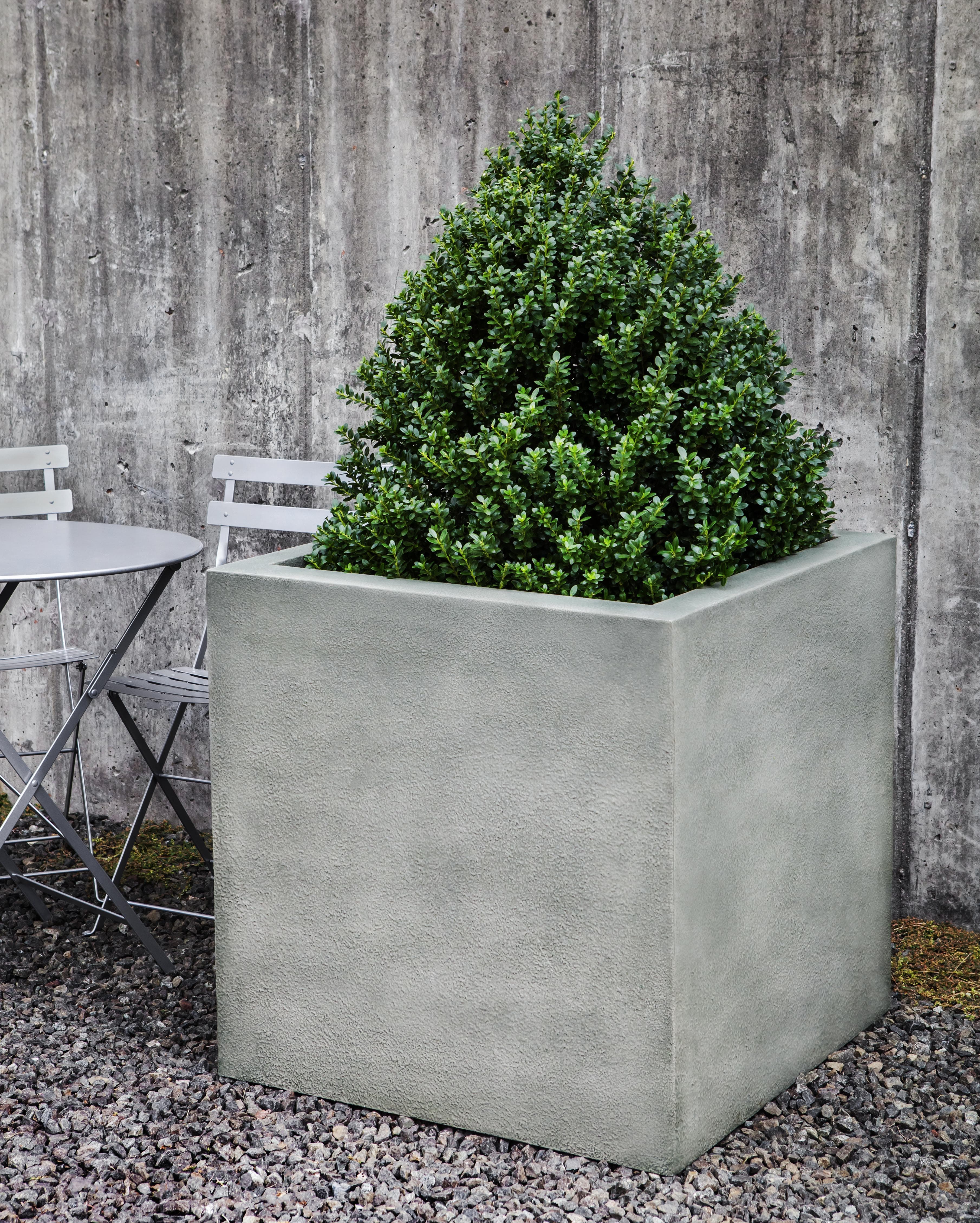 Metropolis Cube GFRC Planter