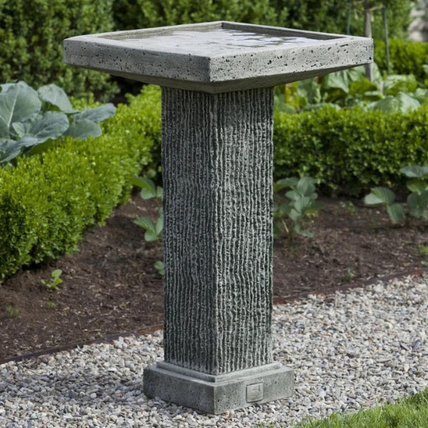 Reef Point Cast Stone Birdbath