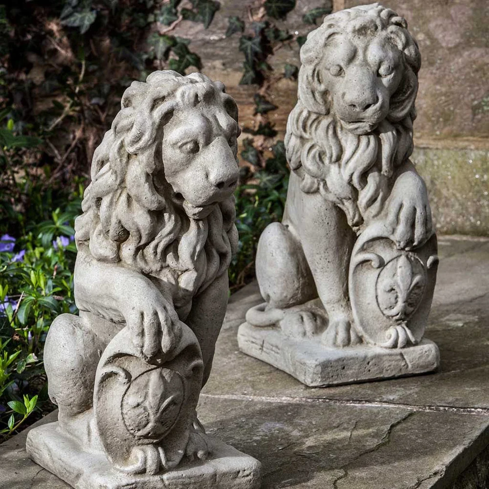 Small Classic Lion Statues