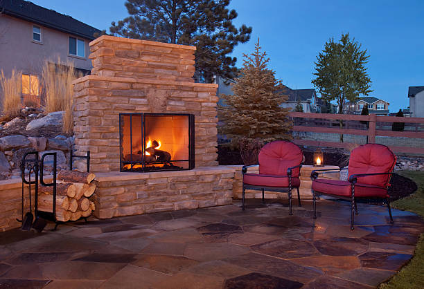 10 Clever Ways To Design Around An Outdoor Fireplace