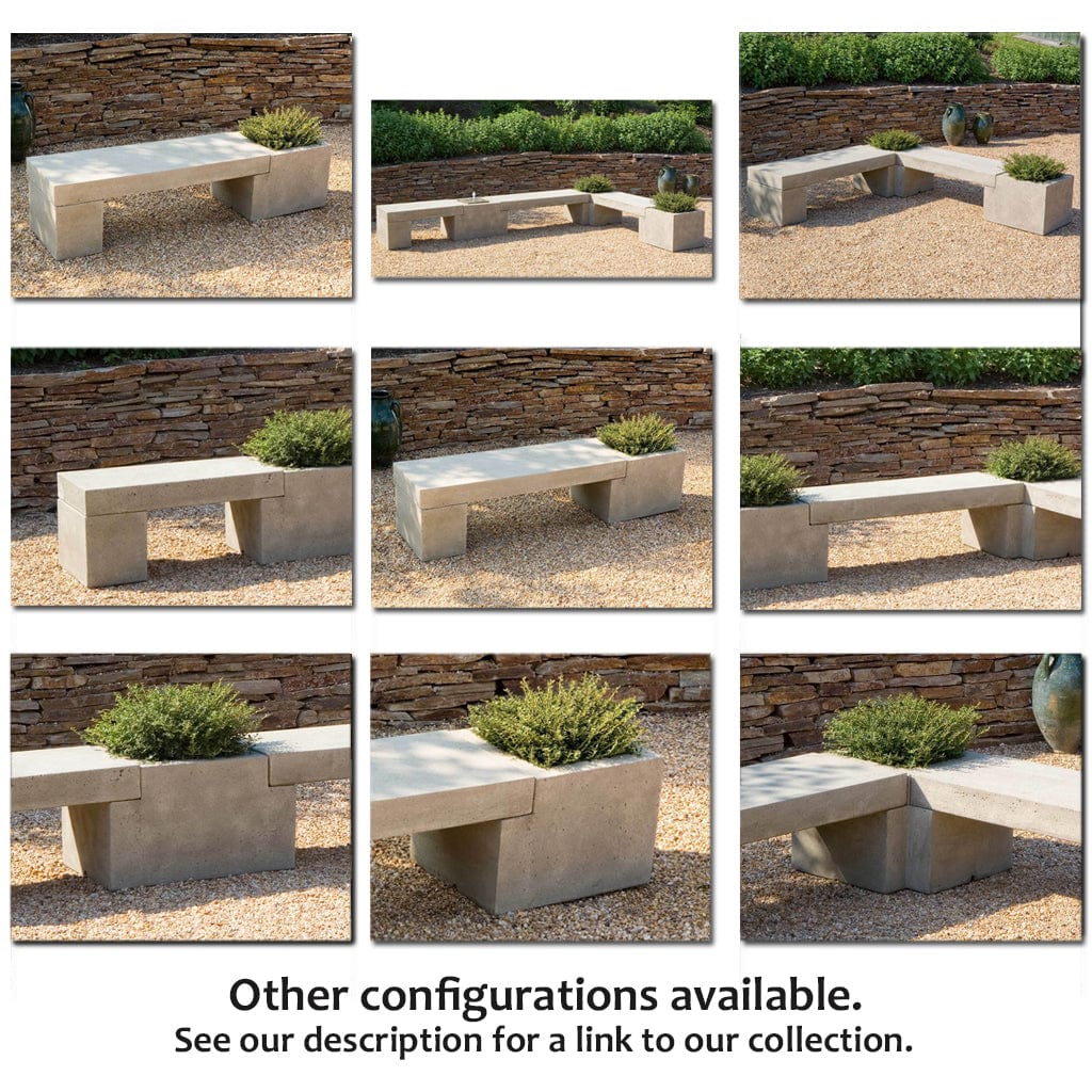 Modular Planter Benches Series 