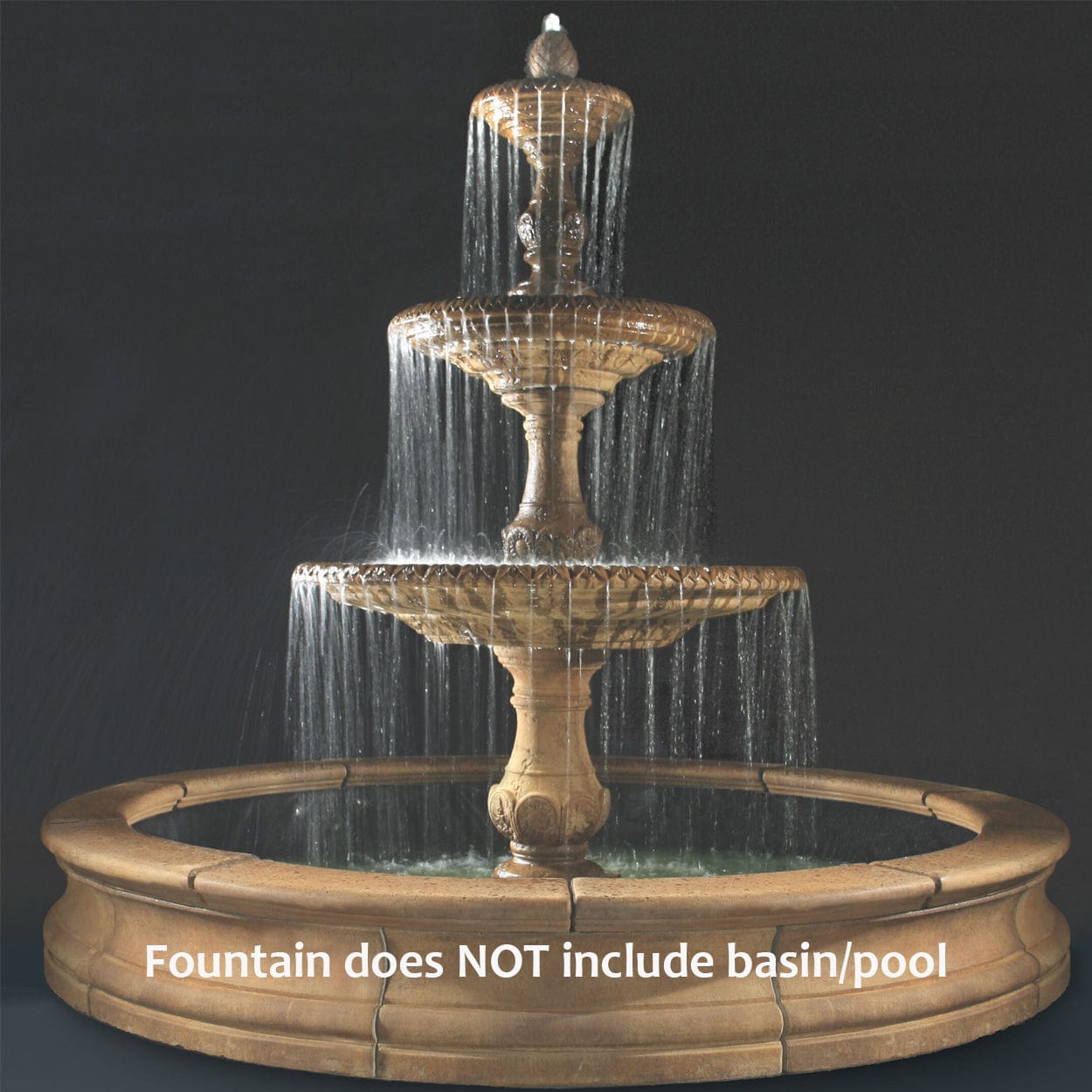 3 Tier Four Seasons Fountain For Pond