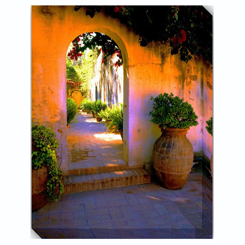 Arch Passageway Outdoor Canvas Art