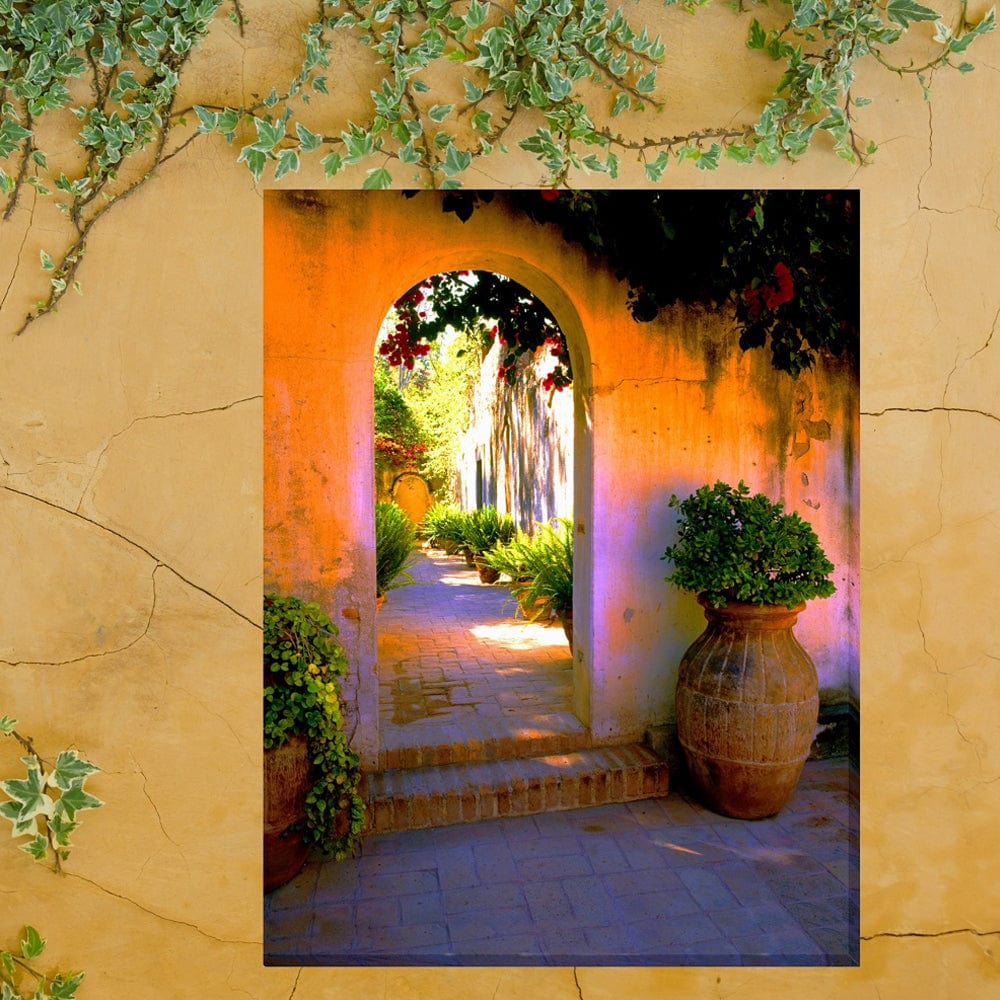 Arch Passageway Outdoor Canvas Art