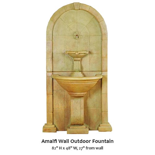 Amalfi Wall Outdoor Fountain