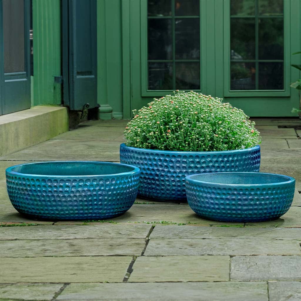 Coin Bowl Planter Nested Set of 3 | Glazed Collection
