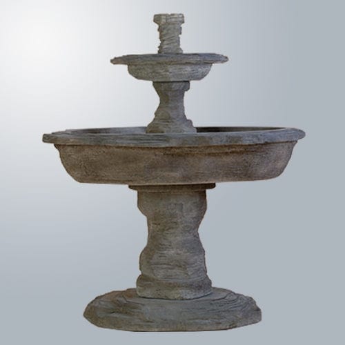 Artesia Slate Two Tier Outdoor Water Fountain