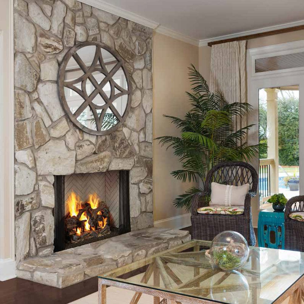 Ashland 50" Radiant Wood Burning Fireplace - Outdoor Art Pros
