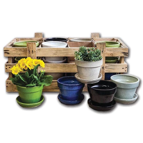 Garden Terrace Small Round Mixed Crate Set of 16