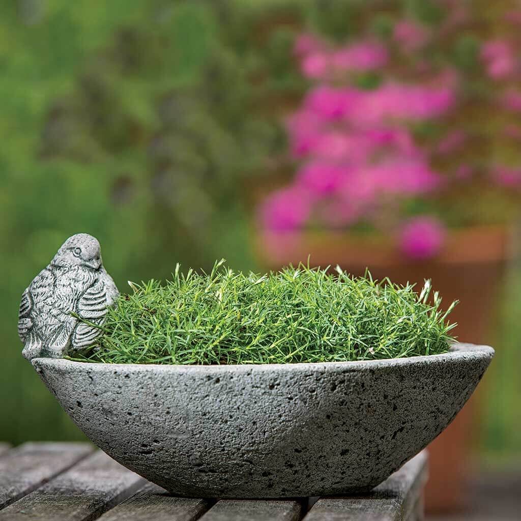 Aurielle Bird Cast Stone Planter