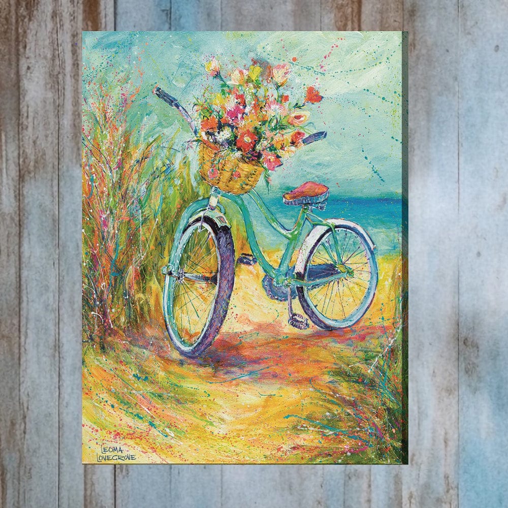 Blossom Bike Outdoor Canvas Art