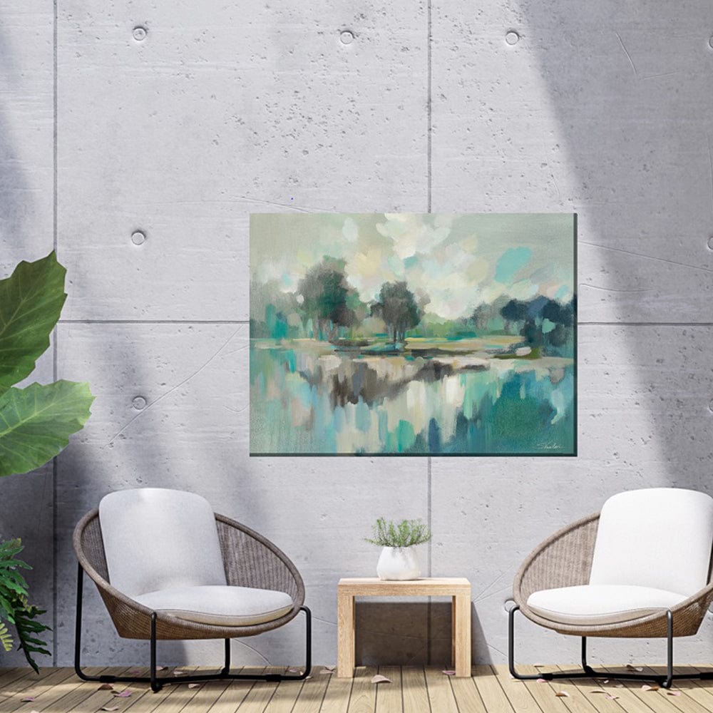 Blue Day Outdoor Canvas Art