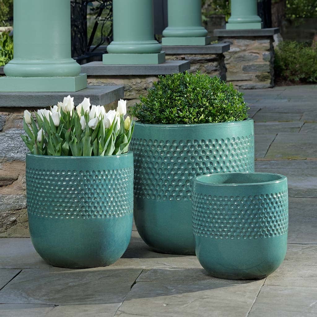 Banded Coin Pot Nested Set of 3 | Glazed Collection