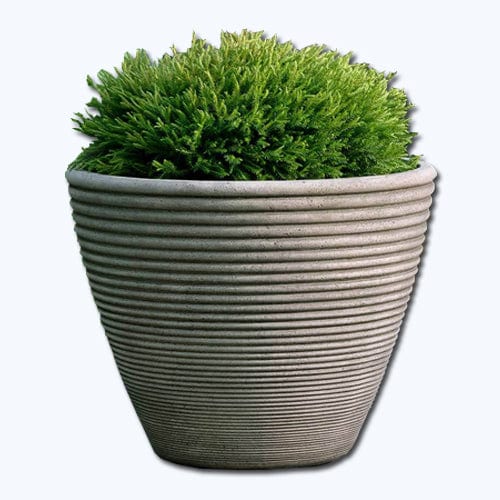 Bibendum Low Cast Stone Planter