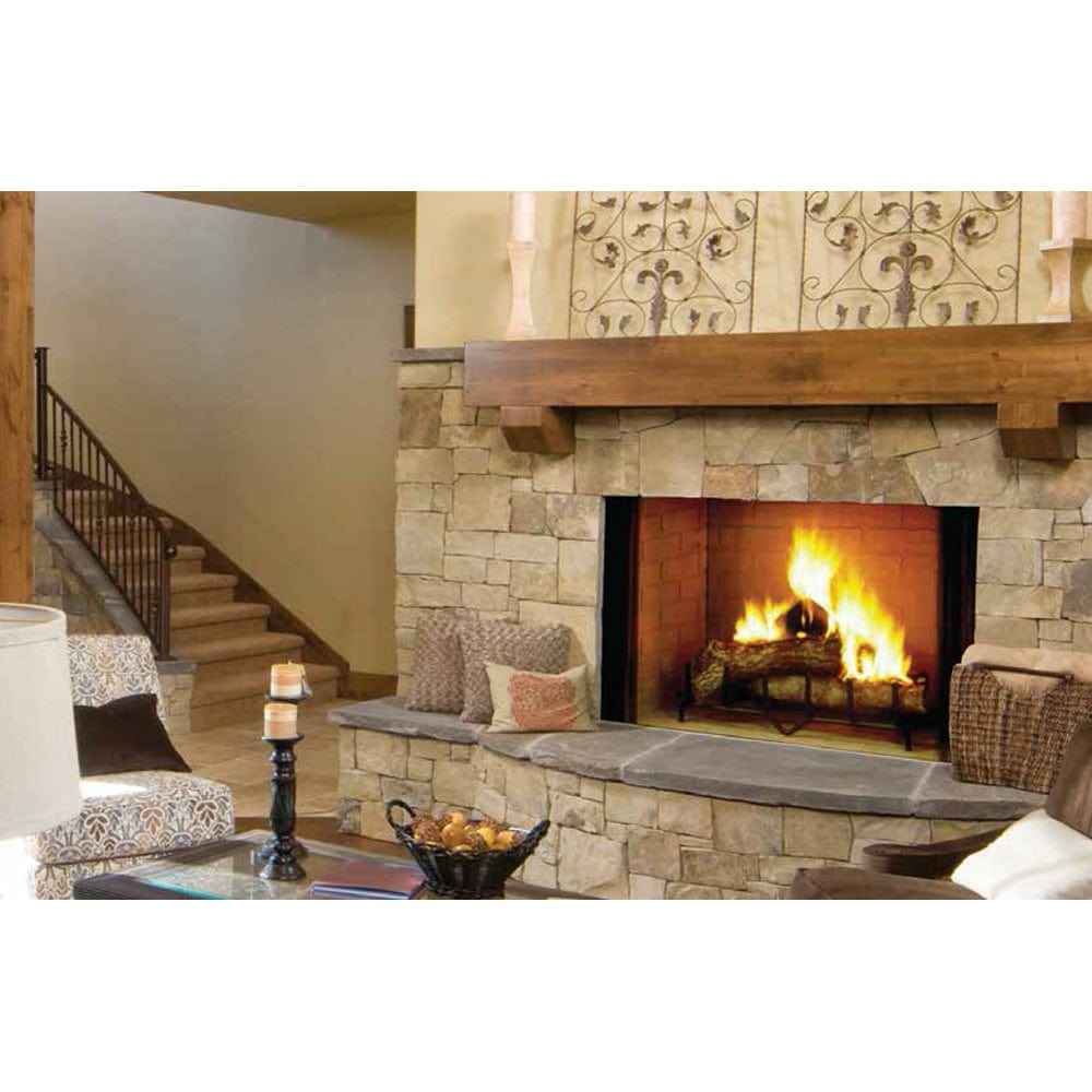 Biltmore 50" Radiant Wood Burning Fireplace - Outdoor Art Pros