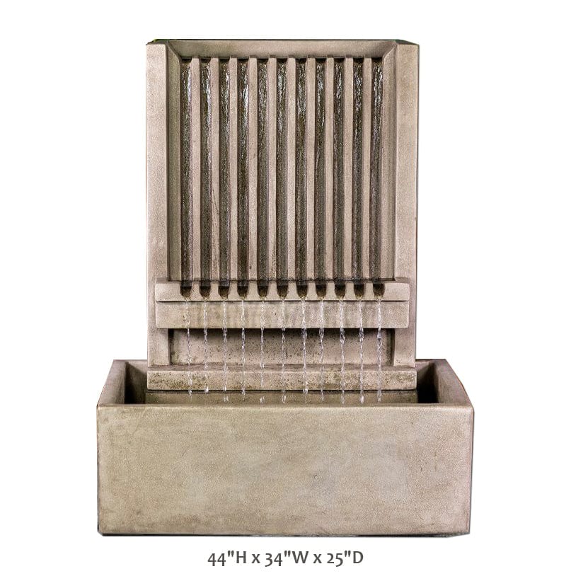 Brentwood Channel Wall Fountain Short
