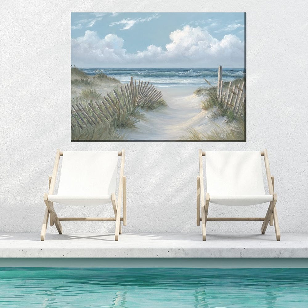 Coastal Morning Outdoor Canvas Art