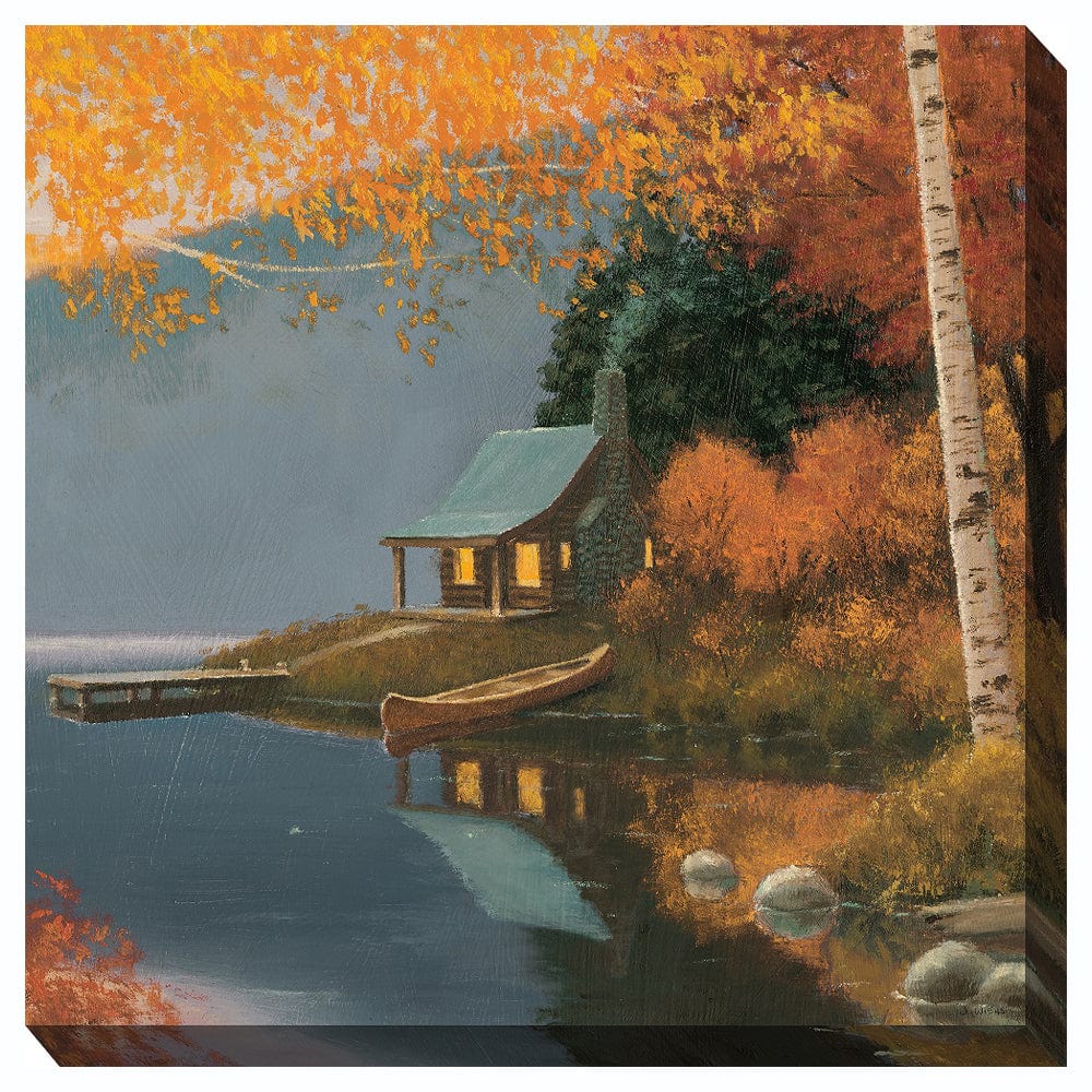 Cozy Cabin Canvas Wall Art