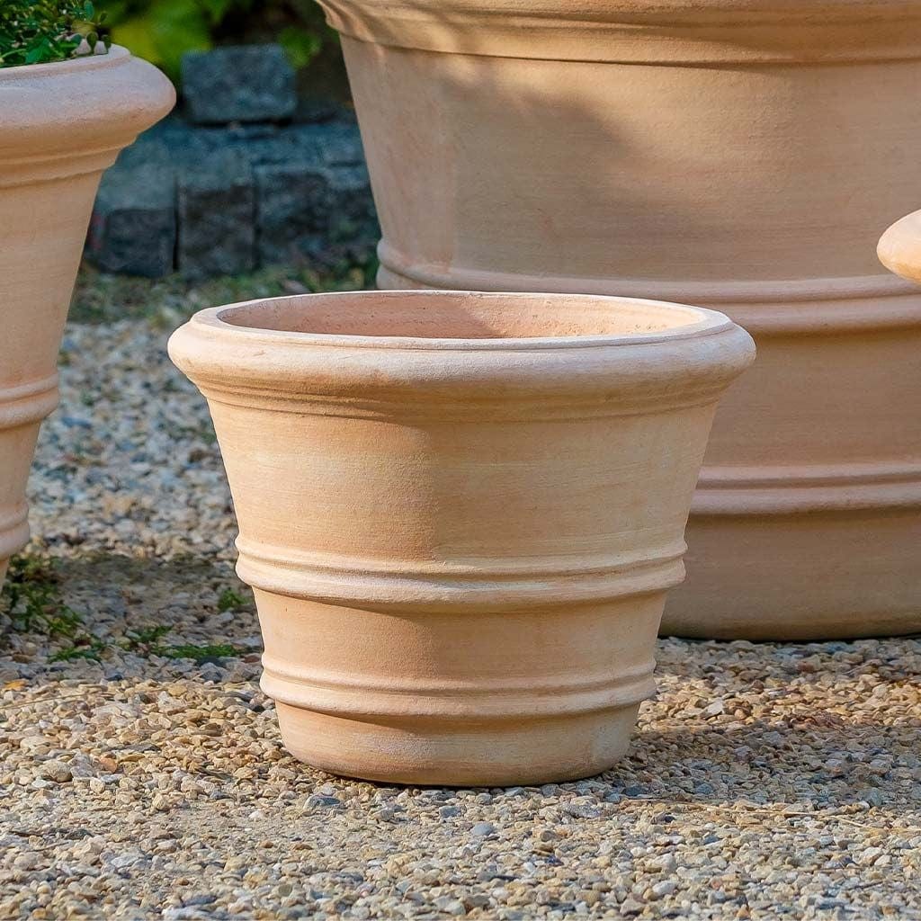 Classic Double Rolled Rim 11.5" Terra Cotta Planter