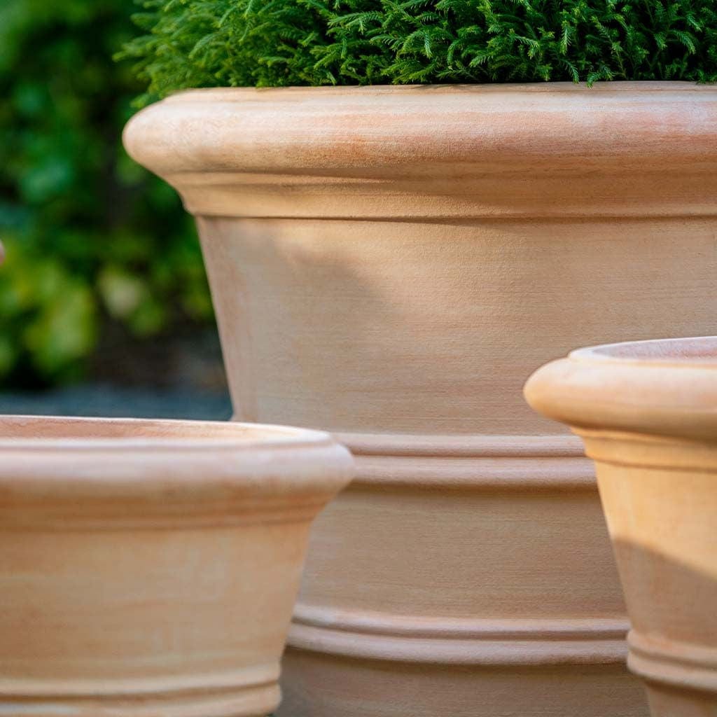 Classic Double Rolled Rim 11.5" Terra Cotta Planter